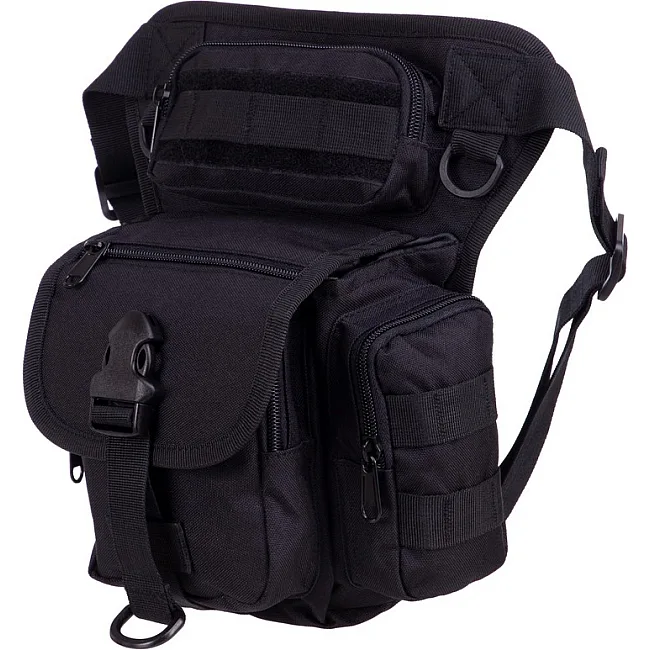Тактическая сумка
 на бедро SILVER KNIGHT TY-278
 28х25х11см 7л (Черный)