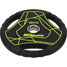 Млинець для штанги поліуретановий MD Buddy TA-9647-15 51мм 15кг