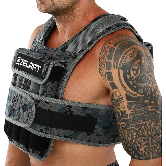 Обтяжливий жилет
 з регульованою вагою ZELART
 WEIGTH VEST TA-7806-15 вага-1,5-15кг