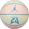 Мяч баскетбольный Nike JORDAN ULTIMATE 2.0 8P GRAPHIC DEFLATED MUSLIN/LEGEND PINK/DK POWDER size 7