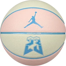 М'яч баскетбольний Nike JORDAN ULTIMATE 2.0 8P GRAPHIC DEFLATED MUSLIN/LEGEND PINK/DK POWDER size 7