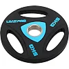 Блин для штанги полиуретановый
 LiveUp LP8020-5 ø51мм 5кг