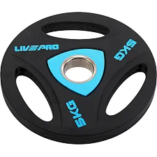 Блин для штанги полиуретановый LiveUp LP8020-5 ø51мм 5кг