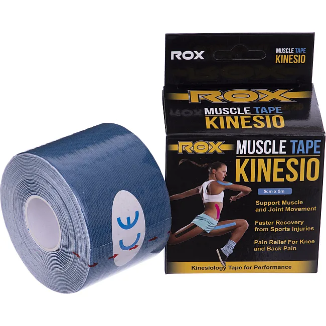 Кинезио тейп для лица и тела Kinesio tape ROX BC-5503-5
 5смх5м