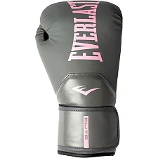 Боксерські рукавиці Everlast ELITE 2 BOXING GLOVES сірий, рожевий 12 унцій
