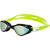 Очки для плавания взрослые радужные линзы MADWAVE RAPID TECH L Rainbow M048104 (Черный-зеленый)