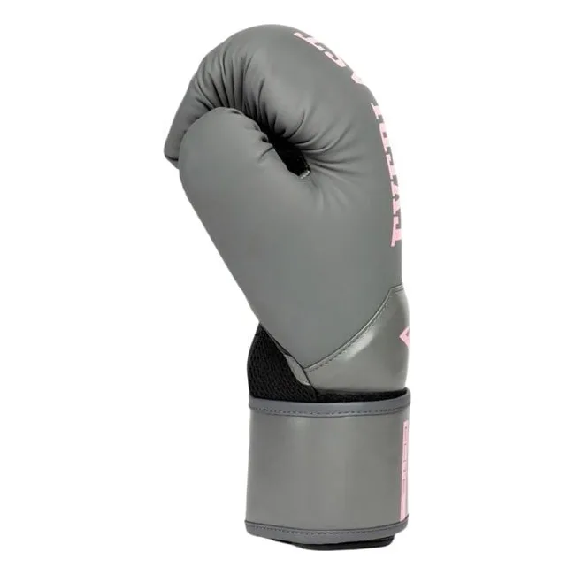 Боксерські рукавиці Everlast ELITE 2 BOXING GLOVES сірий, рожевий 12 унцій