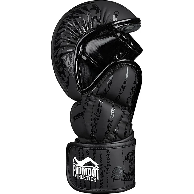 Перчатки для ММА Phantom Muay Thai Black (капа в подарок)