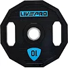 Блины диски полиуретановые 2 Handle металлическая втулка LiveUp LP8023-10 ø51мм 10кг