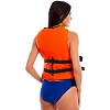 Спасательный жилет SP-SPORT PL-3548-50-70 на вес-50-70кг (Оранжевый-салатовый)