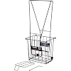 Корзина для теннисных мячей TENNIS BALL CART на 72 мяча TELOON T111-72