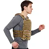 Плитоноска жилет тактический с системой быстрого сброса TACTICAL VEST ZELART
 TA-0900 10кг (Камуфляж Multicam)