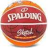 Баскетбольный мяч резиновый SPALDING SKETCH CRACK 84451Y 7 (Красный)
