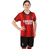 Футбольна форма дитяча із символікою клубу AC MILAN домашня 2024 SP-PLANETA CO-6263 6-14 років