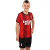 Футбольна форма дитяча із символікою клубу AC MILAN домашня 2024 SP-PLANETA CO-6263 6-14 років