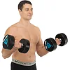 Гантели профессиональные
 с полиуретановым покрытием LiveUp LP8000-18 2шт по 18кг