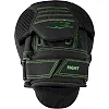 Лапи боксерські PowerPlay 3044 Pro Carbon Ultra Series Чорно-Зеленіі PU 