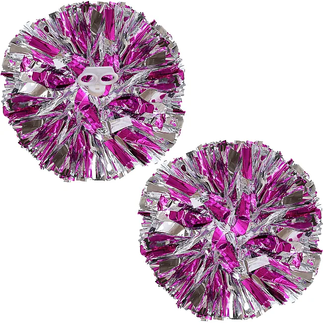 Помпони кулясті Кулі круглі блискучі
 SP-SPORT
 Pom-Poms C-0839 2шт (Синьо-срібний)