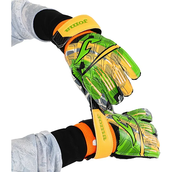 Детские вратарские перчатки
 JOMA

 CALCIO 23 401272-054 (Оранжевый-салатовый)