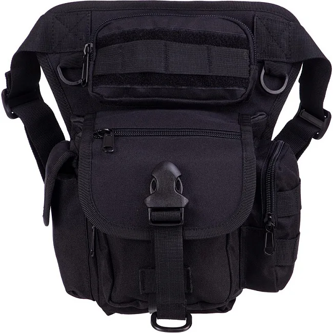 Тактическая сумка
 на бедро SILVER KNIGHT TY-278
 28х25х11см 7л (Черный)