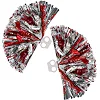 Помпони кулясті Кулі круглі блискучі
 SP-SPORT
 Pom-Poms C-0839 2шт (Синьо-срібний)