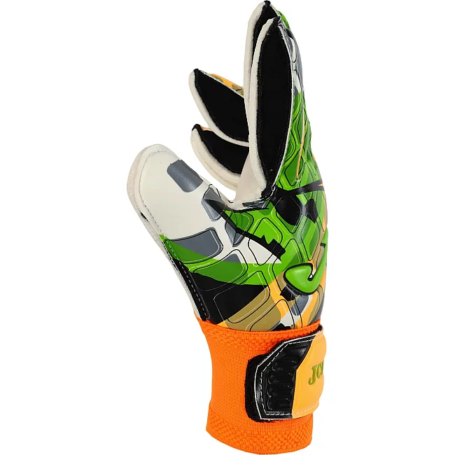 Детские вратарские перчатки
 JOMA

 CALCIO 23 401272-054 (Оранжевый-салатовый)