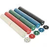 Набор для покера в металлической коробке Poker game set SP-SPORT
 6615K 500 фишек