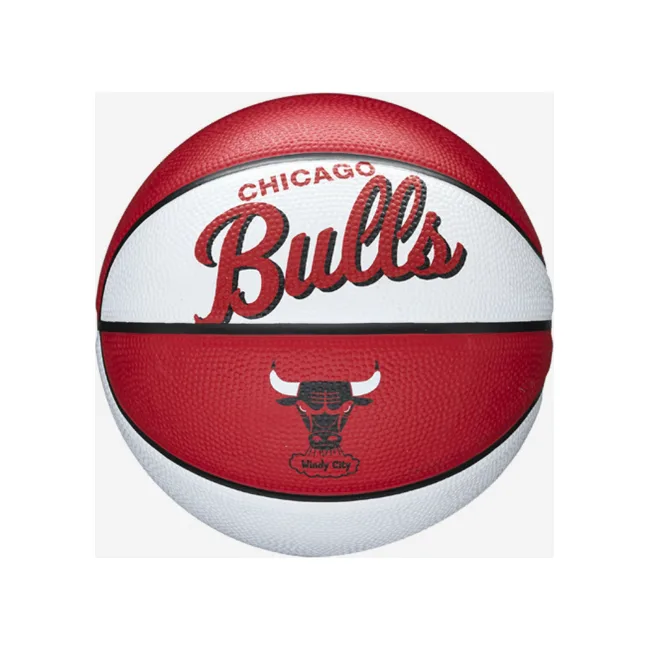 баскетбольный мяч Wilson NBA TEAM RETRO BSKT MINI CHI BULLS size 3