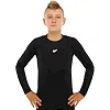 Костюм компрессионный детский рашгард лонгслив и штаны JASON K-920 22-30 5-14лет (Черный)
