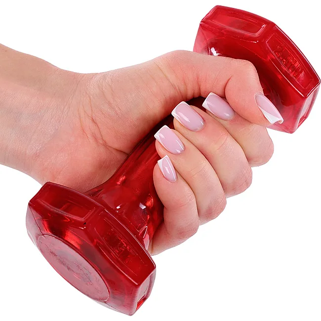 Гантель для фитнеса с TPU покрытием ZELART
 Jelly Urethane Coated Dumbbells TA-2946-2_5LB 1шт 1,13кг (Красный)
