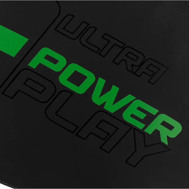 Лапи боксерські PowerPlay 3044 Pro Carbon Ultra Series Чорно-Зеленіі PU 