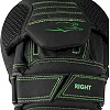 Лапи боксерські PowerPlay 3044 Pro Carbon Ultra Series Чорно-Зеленіі PU 