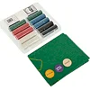 Набор для покера в металлической коробке Poker game set SP-SPORT
 6615K 500 фишек