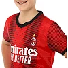 Футбольна форма дитяча із символікою клубу AC MILAN домашня 2024 SP-PLANETA CO-6263 6-14 років