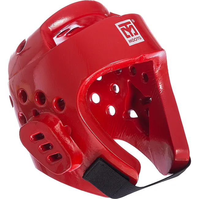 Шлем для тхэквондо тренировочный PU MOOTO
 BO-5094 (Красный)