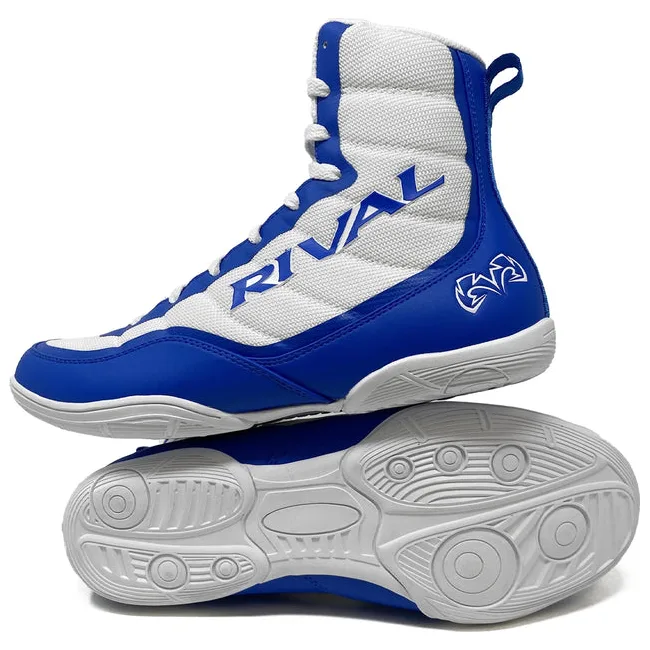 Боксерки для боксу RIVAL RSX-PrУніверсальний pect White Blue