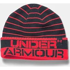 Дитяча шапка Under Armour Cuff Stripe Bolt Orange