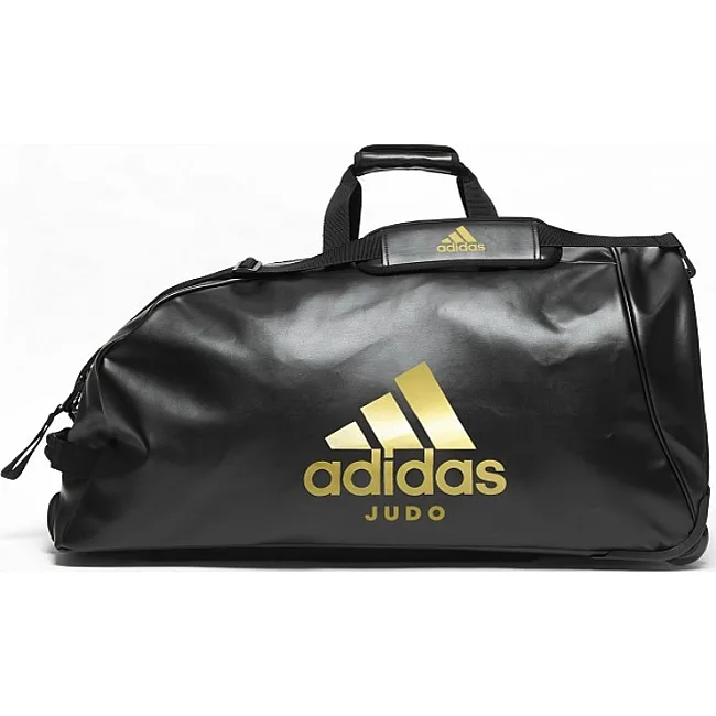 Дорожня сумка на колесах із золотим логотипом Adidas Judo (ADIACC056J)