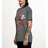 Футболка женская AFFLICTION Love Gun Sage Leaf