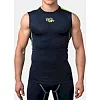 Компрессионная футболка без рукавов Peresvit Air Motion Navy Flu Yellow Tank