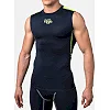 Компрессионная футболка без рукавов Peresvit Air Motion Navy Flu Yellow Tank