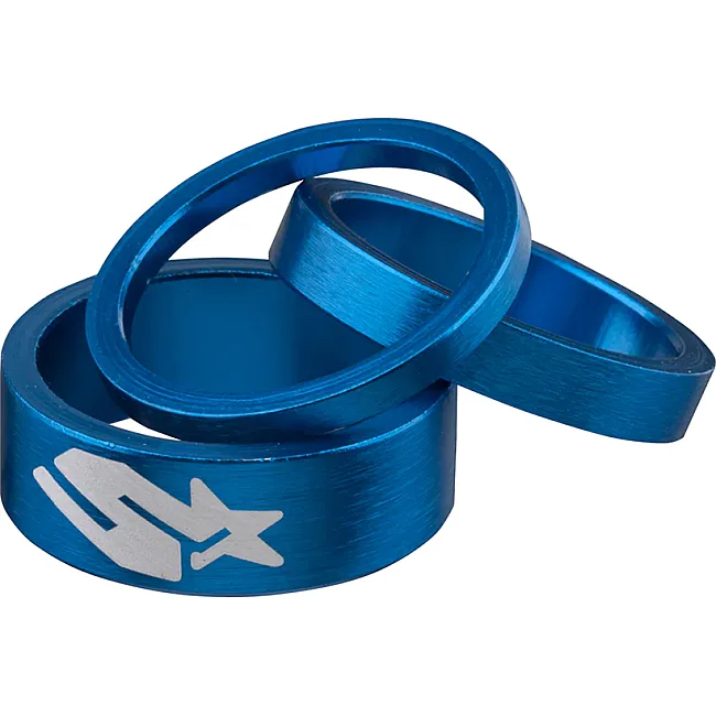 Набор спейсеров SPANK 3/6/12mm, Blue