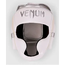 Шлем для бокса VENUM Elite White Silver Pink