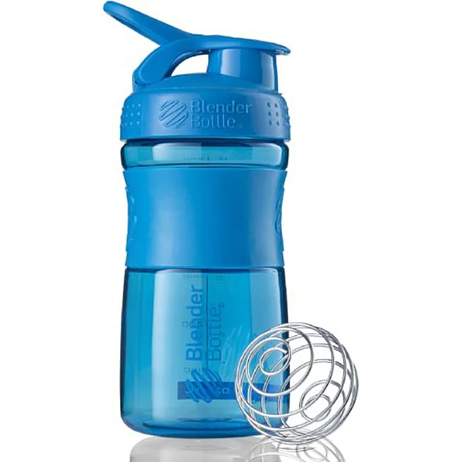 Спортивный шейкер-бутылка BLENDERBOTTLE SportMixer Flip 20oz/590мл Cyan (Original)