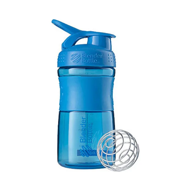Спортивный шейкер-бутылка BLENDERBOTTLE SportMixer Flip 20oz/590мл Cyan (Original)