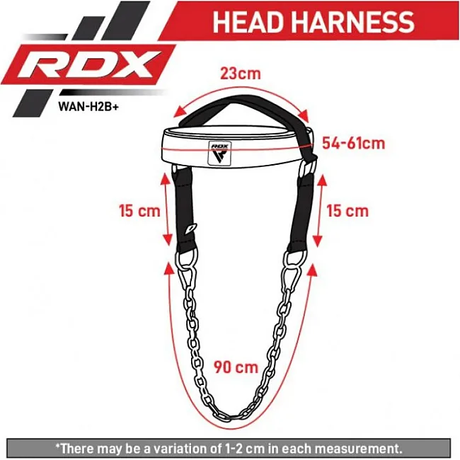 Тренажер для шеи RDX H2 Black