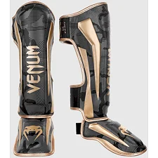Защита голени и стопы VENUM Elite Dark Camo Gold