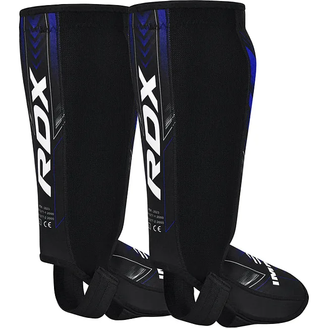 Захисні щитки для ніг RDX IMMAF Approved Neoprene Shin Instep Guards Blue