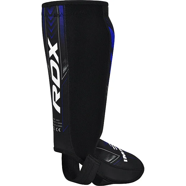 Захисні щитки для ніг RDX IMMAF Approved Neoprene Shin Instep Guards Blue