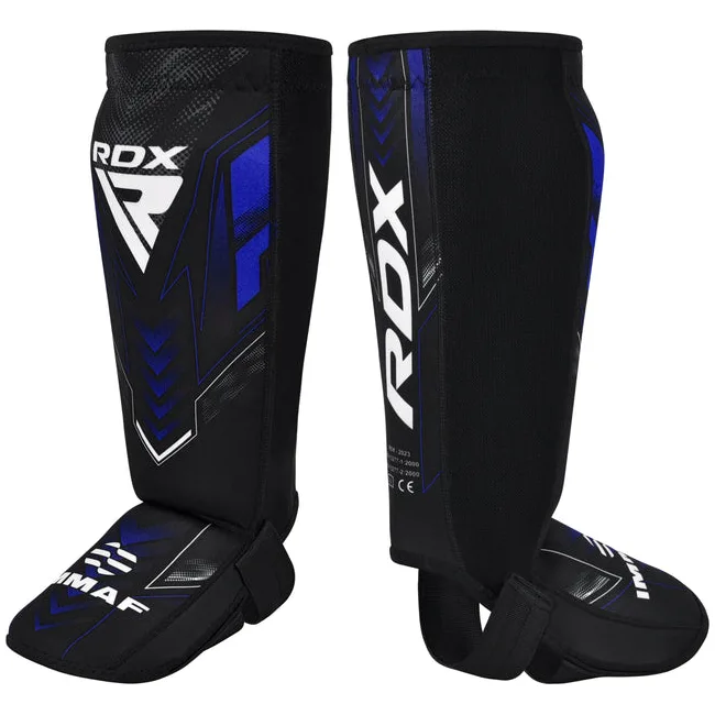 Захисні щитки для ніг RDX IMMAF Approved Neoprene Shin Instep Guards Blue